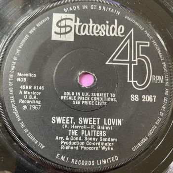 Platters-Sweet sweet lovin'-UK Stateside E