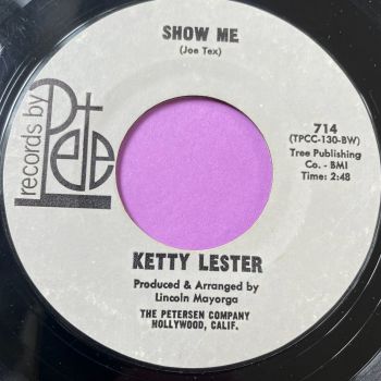 Ketty Lester-Show me-Pete  E