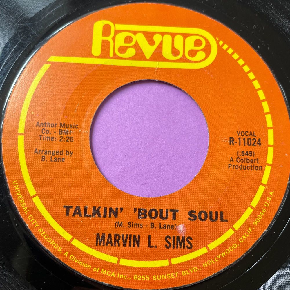 Marvin L. Sims-Talkin' 'bout soul-Revue E