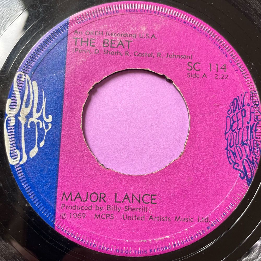 Major Lance-The beat-UK Soul City E noc 
