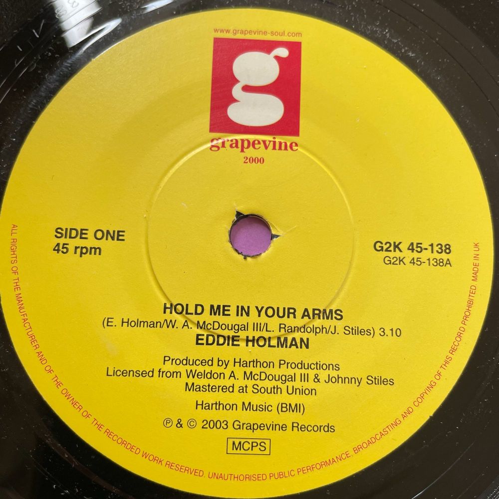 Eddie Holman-Hold me in your eyes-UK Grapevine E+