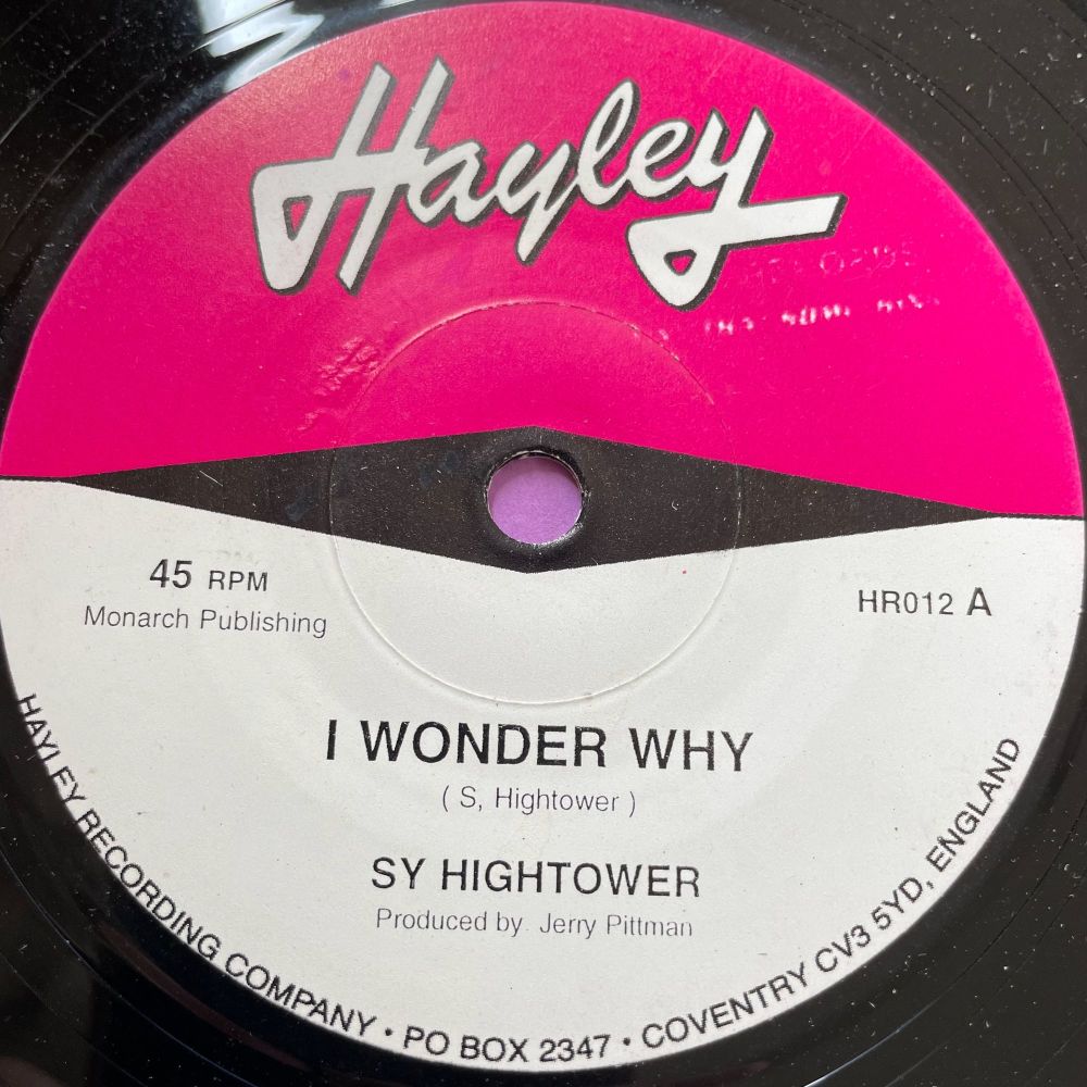 Sy Hightower-I wonder why-UK Hayley E+