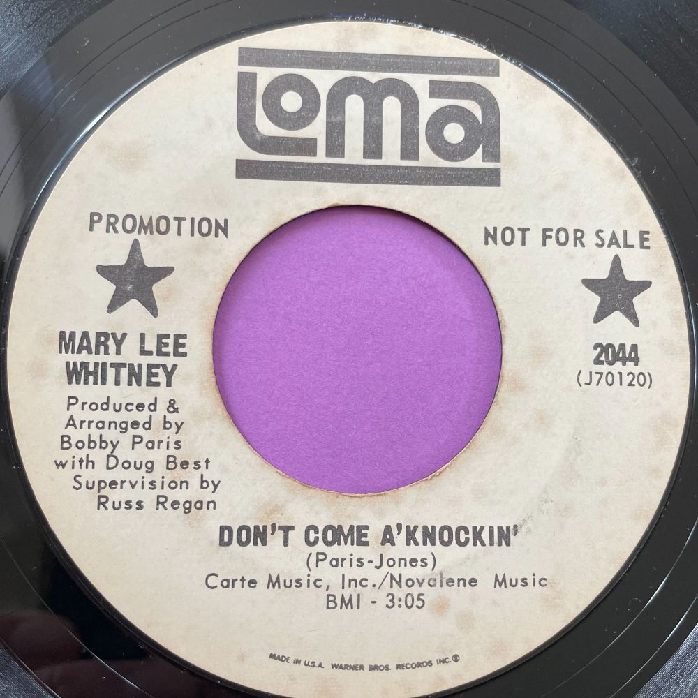 Mary Lee Whitney-Don't come a knockin-Loma WD E
