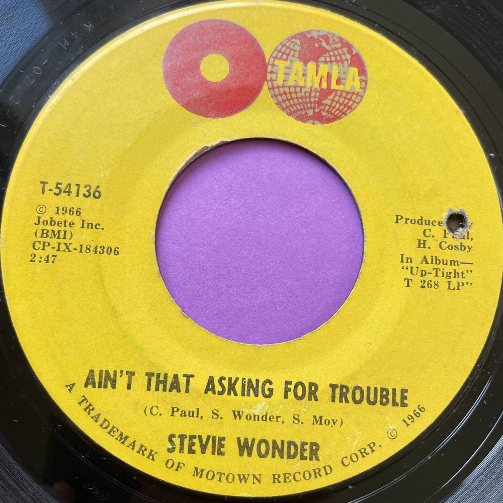 Stevie Wonder-Ain't that asking for trouble-Tamla E+