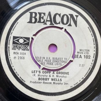 Bobby Wells-Let's copp a groove-UK Beacon vg+