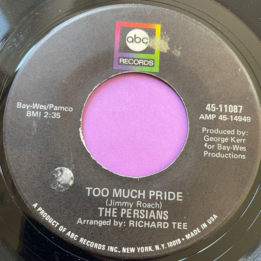 Persians-Too much pride-ABC E