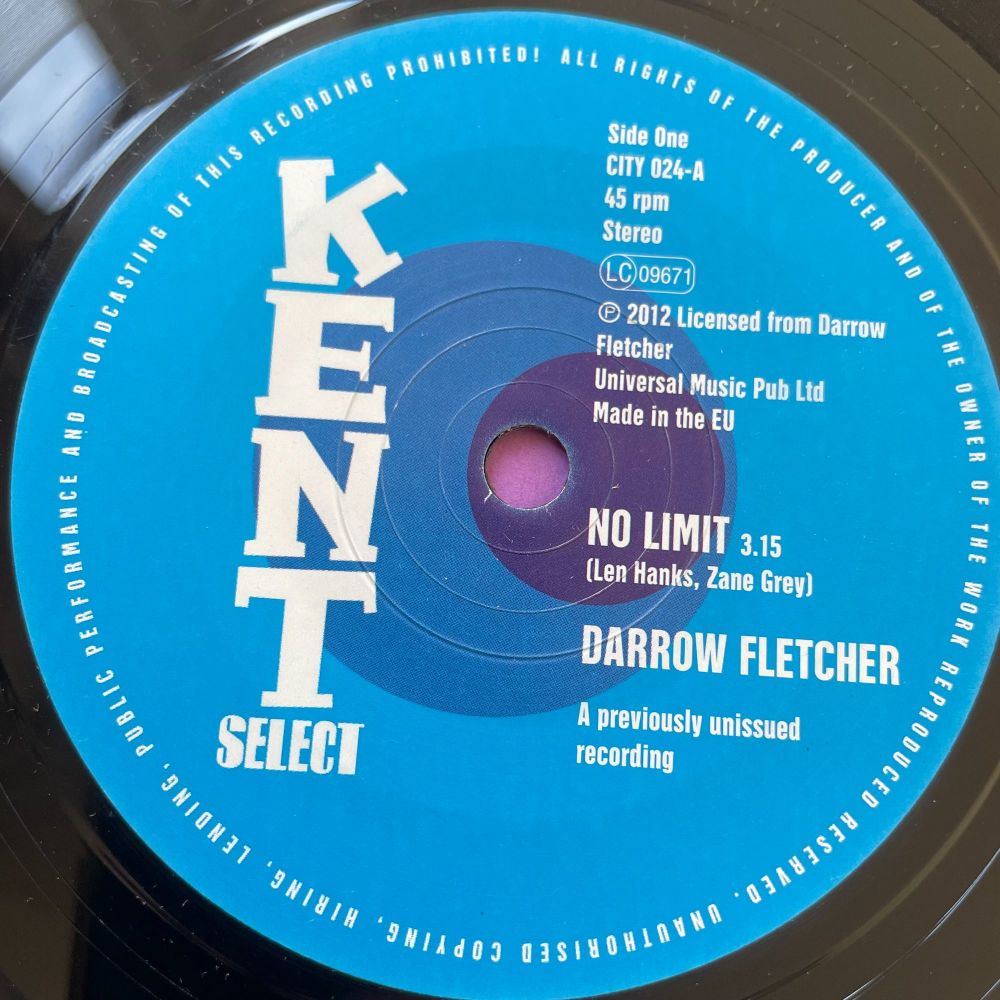 Darrow Fletcher-No limit-UK Kent E