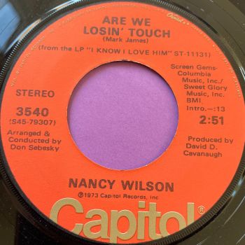 Nancy Wilson-Are we losing touch-Capitol E+