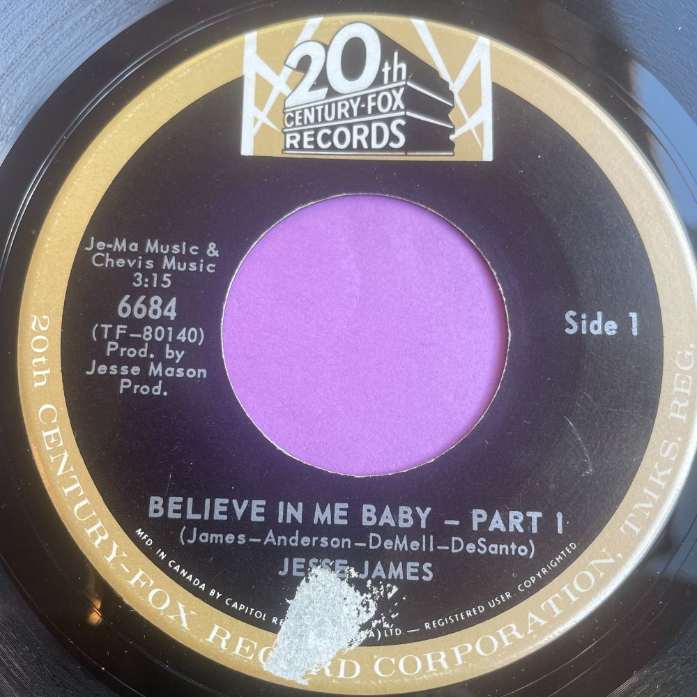 Jesse James-Believe in me baby-20th Century LT E