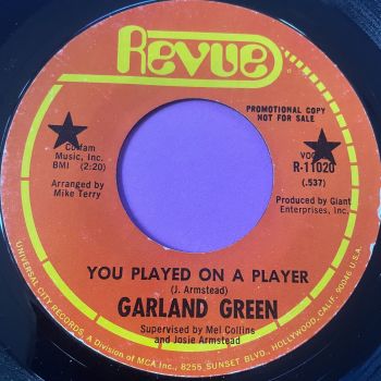 Garland Green-You played on a player-Tevue Demo E