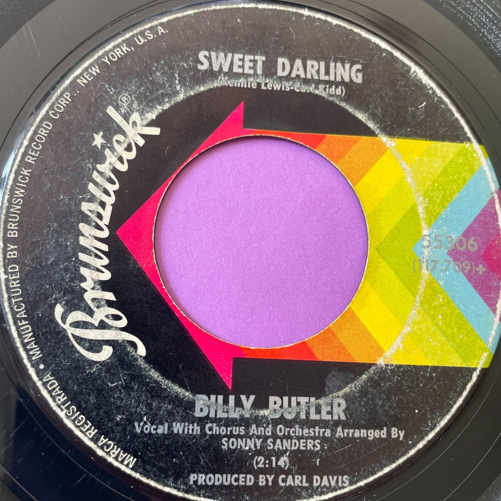 Billy Butler-Sweet darling/ Help yourself-Brunswick vg