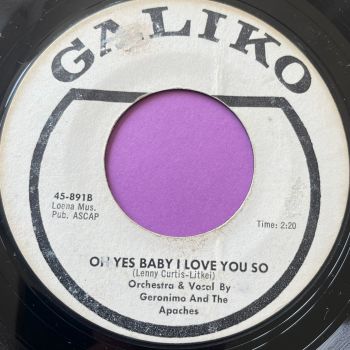Geronimo and the Apaches-Oh yes baby I love you-Galiko LT E+