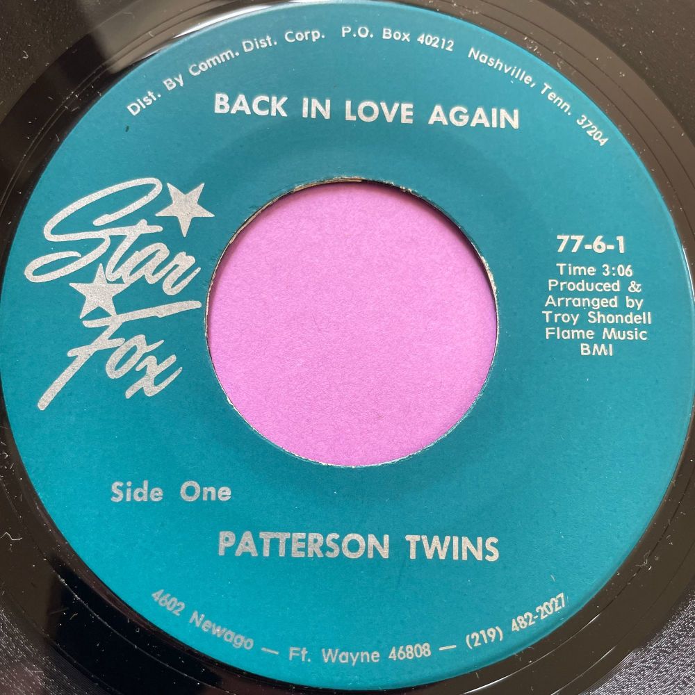 Patterson Twins-Back in love again-Star Fox E+