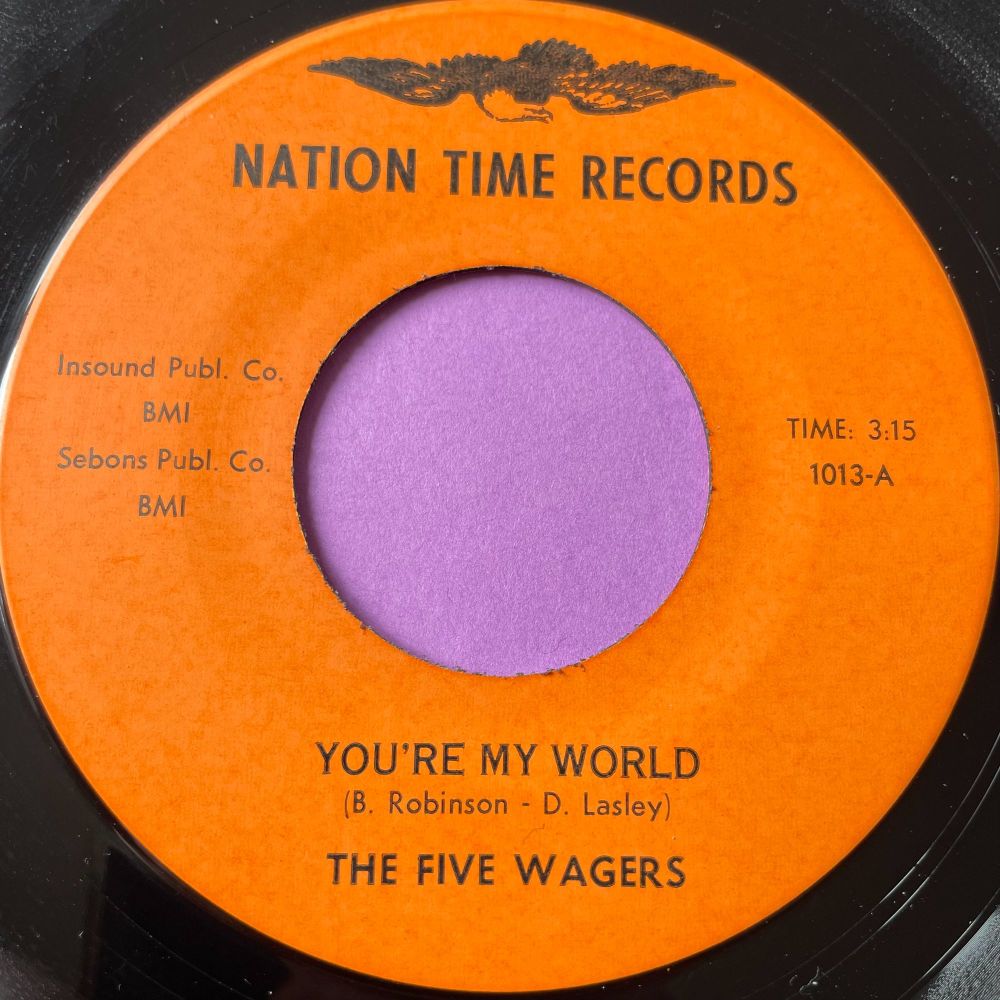 Five Wagers-You're my world/ Until I found you-Nation E+