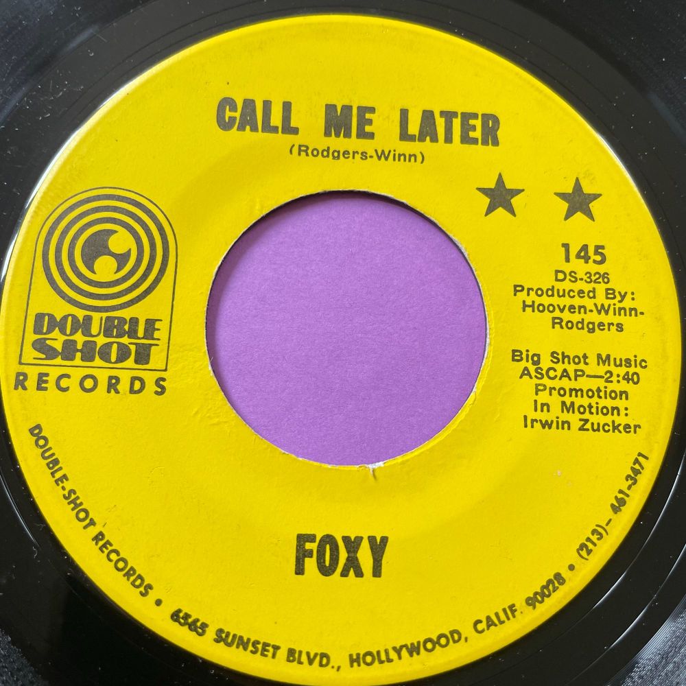 Foxy-Call me later/ I like the way you love me-Double shot E+