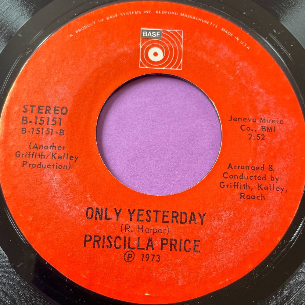 Priscilla Price-Only yesterday-BASF E+