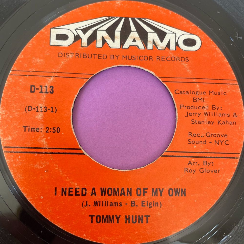 Tommy Hunt-I need a woman of my own-Dynamo E