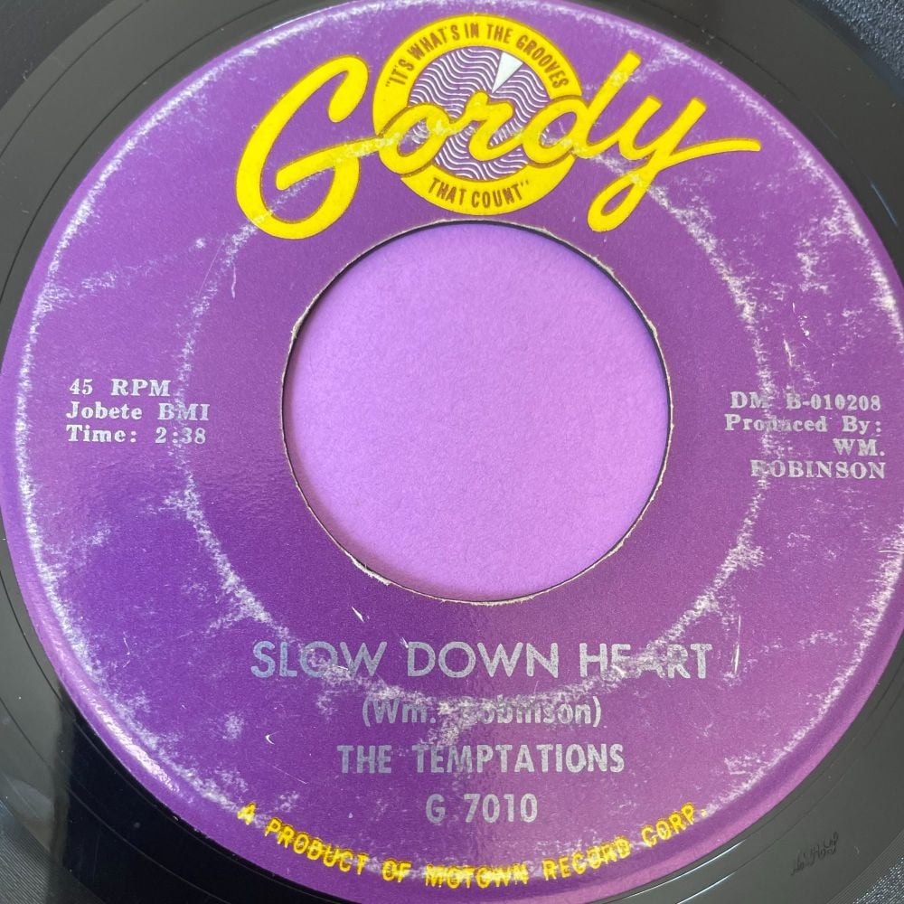Temptations-Slow down heart-Gordy vg+