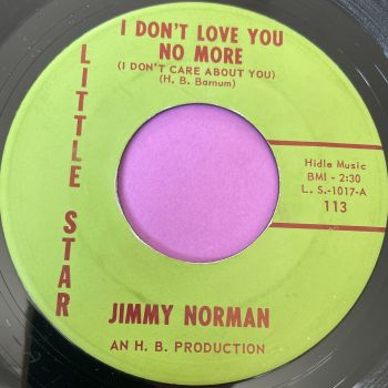 Jimmy Norman-I don't love you no more-Little Star E+