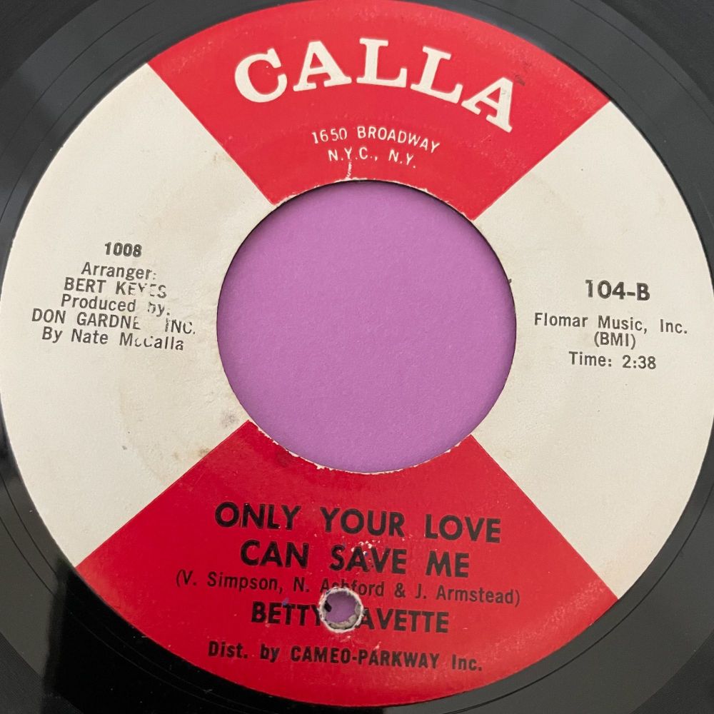 Betty  LaVette-Only your love can save me-Calla E+