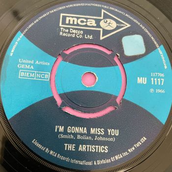 Artistics-I'm gonna miss you/ Hope we have-UK MCA E