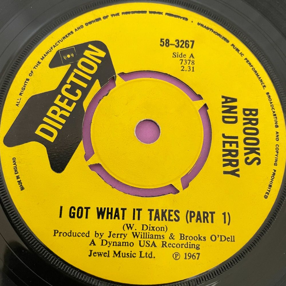Brooks and Jerry-I got what it takes-UK Direction E