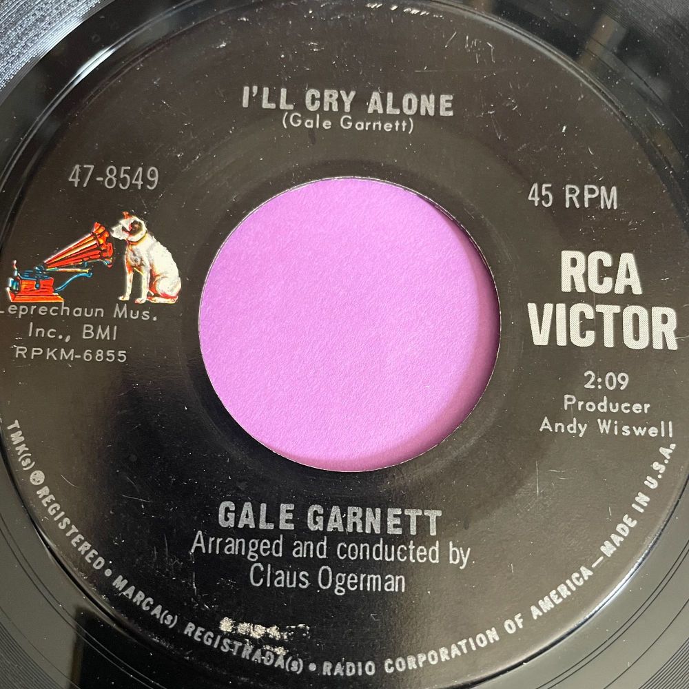 Gale Garnett-I'll cry alone-RCA E+