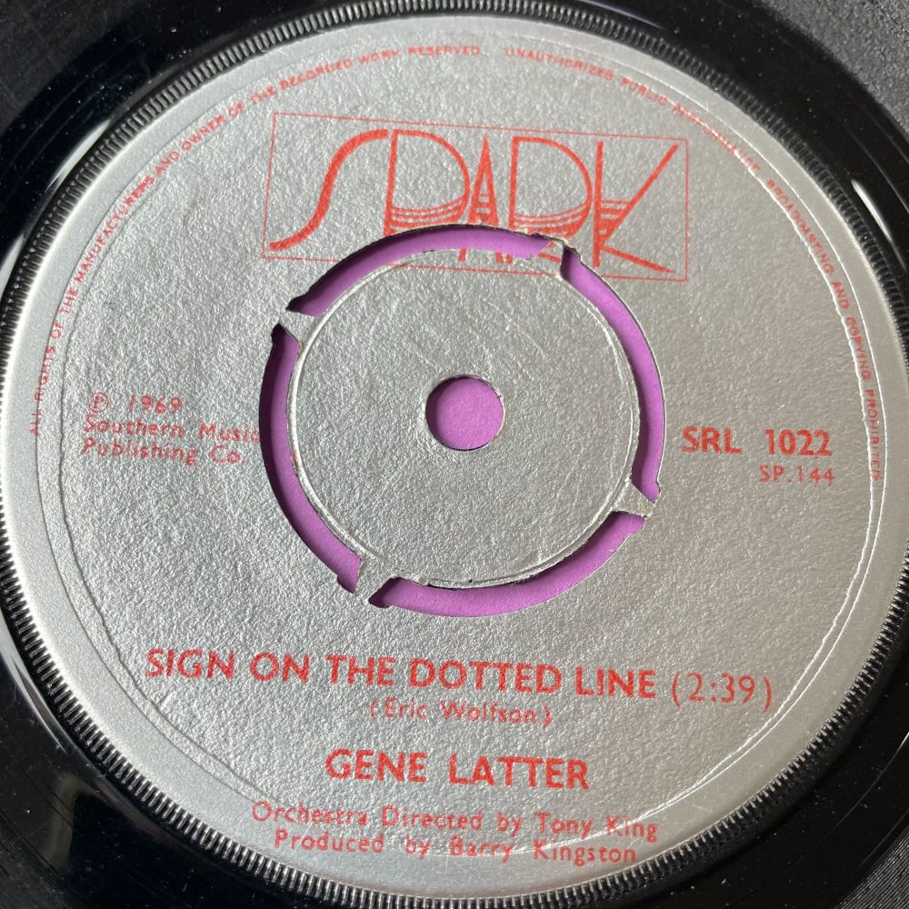 Gene Latter-Sign on the dotted line-UK Spark E+
