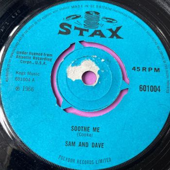 Sam and Dave-Soothe me-UK Stax vg+