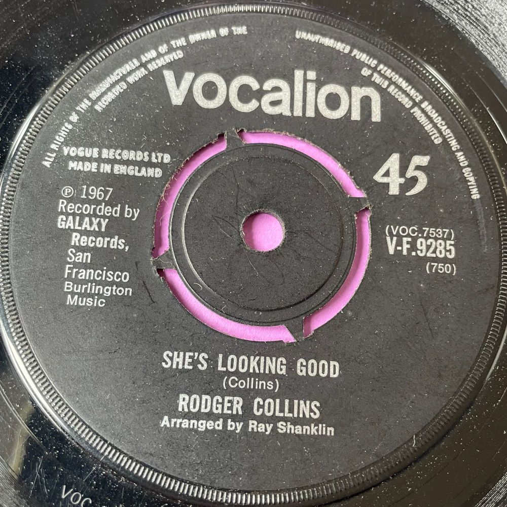 Rodger Collins-She's looking good-UK Vocalion E+