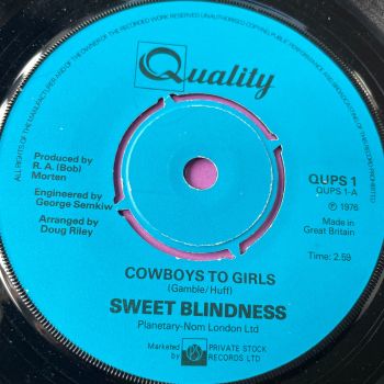 Sweet Blindness-Cowboys to girls-UK Quality E+