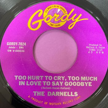 Darnells-Too hurt to cry, too much in love....-Gordy E+