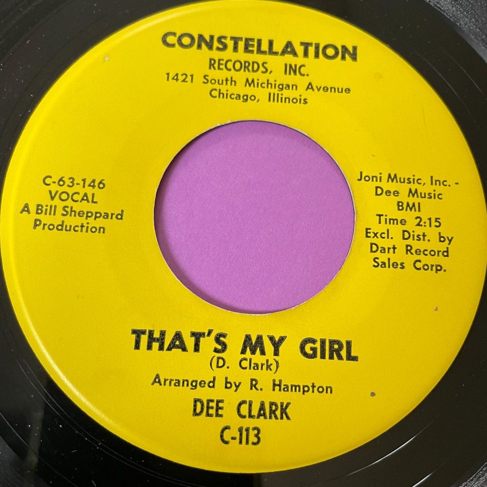 Dee Clark-That's my girl-Constellation E+