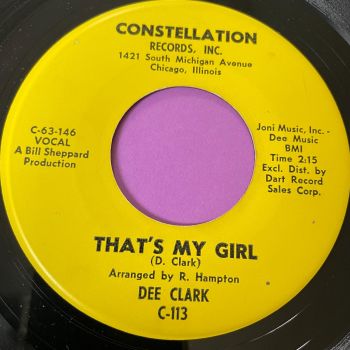 Dee Clark-That's my girl-Constellation E+
