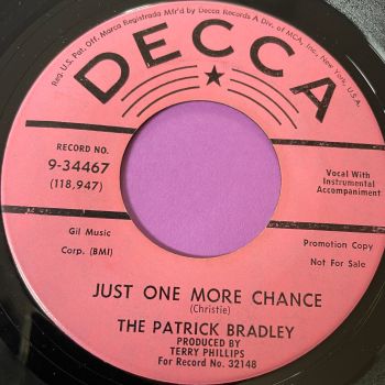 Patrick Bradley-Just one more chance-Decca Demo E+