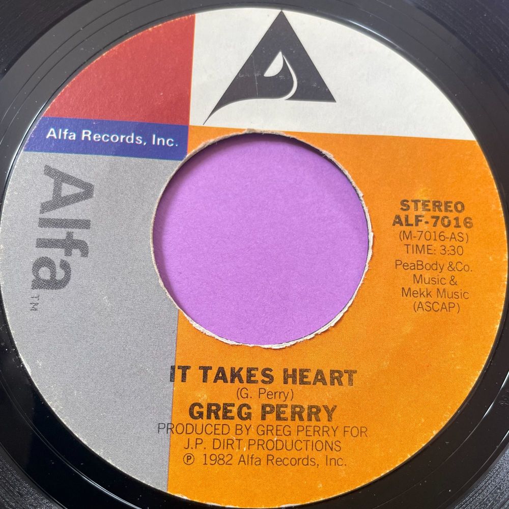 Greg Perry-It takes heart-Alpha E+