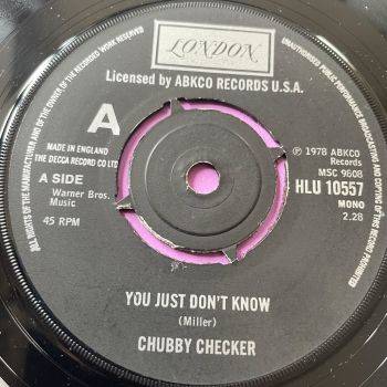 Chubby Checker-You just don't know-UK London E+