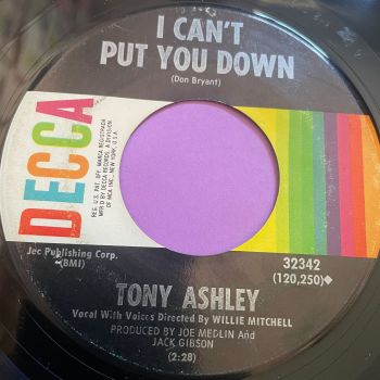 Tony Ashley-I can't put you down-Decca E