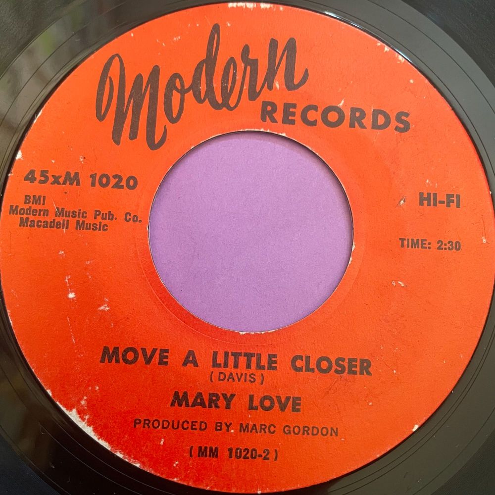 Mary Love-Move a little closer-Modern E
