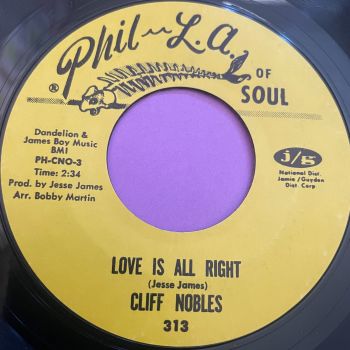 Cliff Nobles-Love is alright-Phila of soul E+