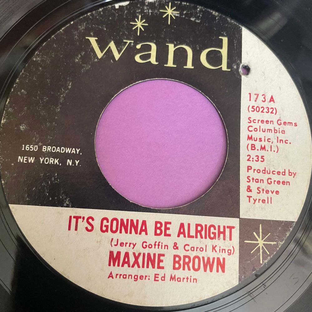 Maxine Brown-It's gonna be alright-Wand E