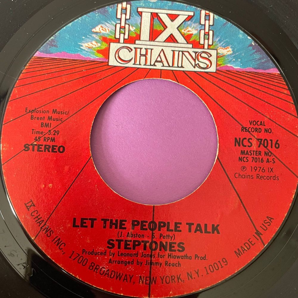 Steptones-Let the people talk-ix Chains E+