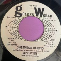 Rose Batiste-Sweetheart darling-Golden World WD E