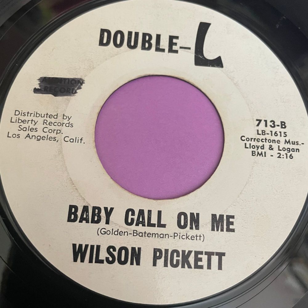 Wilson Pickett-Baby call on me-Double L wol vg+