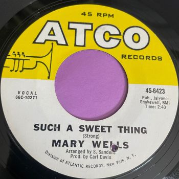 Mary Wells-Such a sweet thing/Keep me in suspense-Atco E+