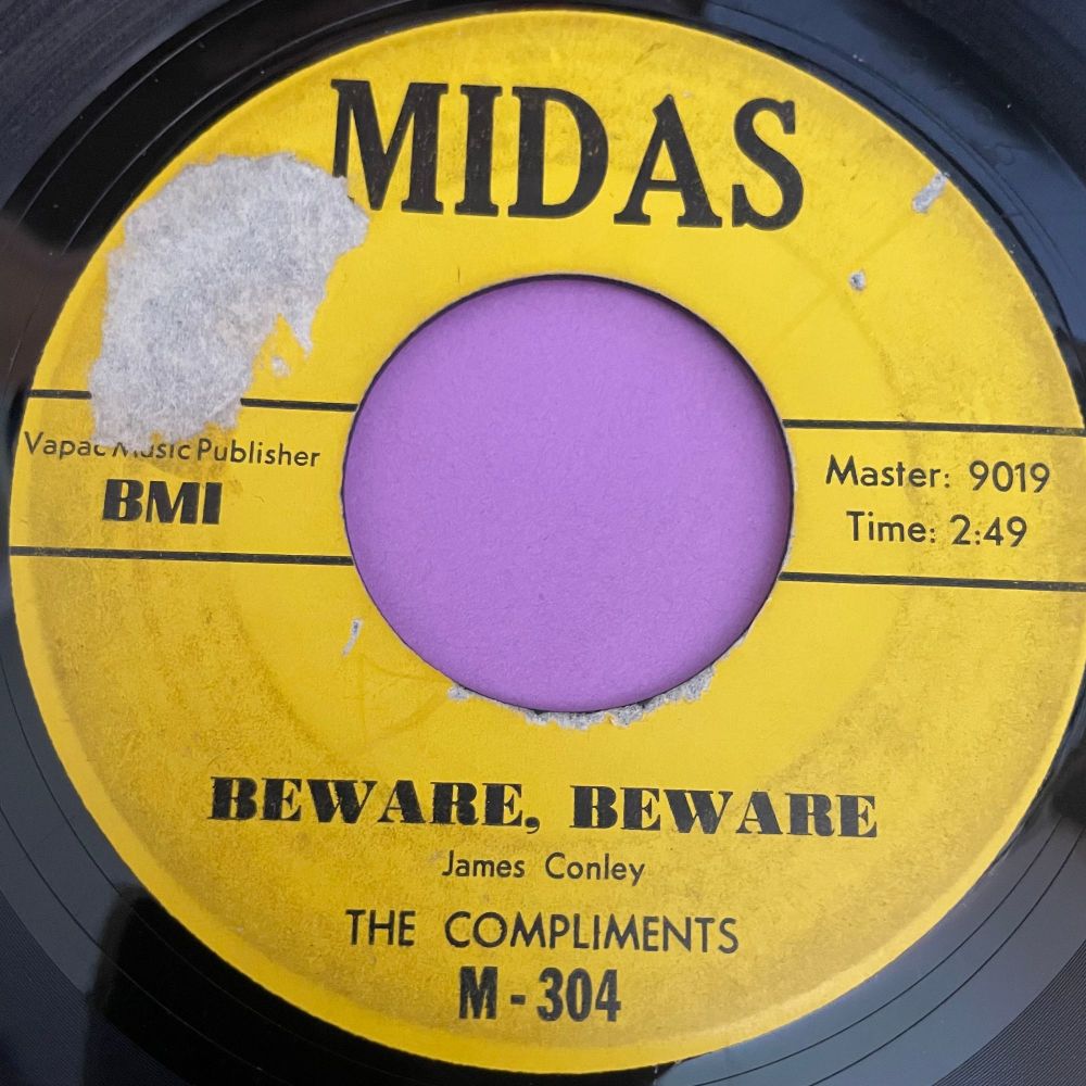 Compliments-Beware beware-Midas LT vg+