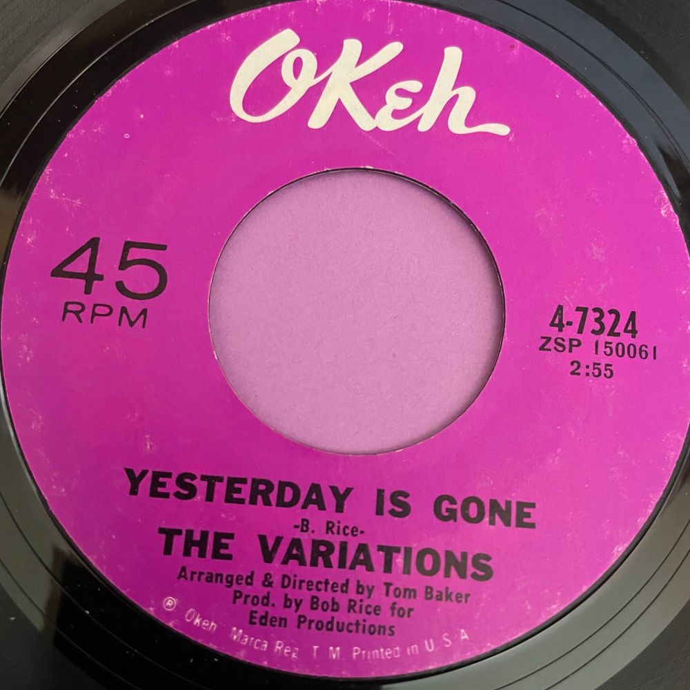 Variations-Yesterday is gone-Okeh E+