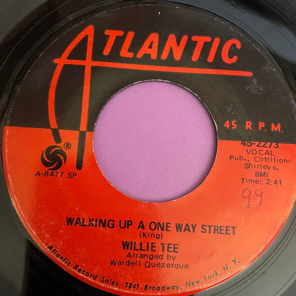 Willie Tee-Walking up a one way street-Atlantic E 