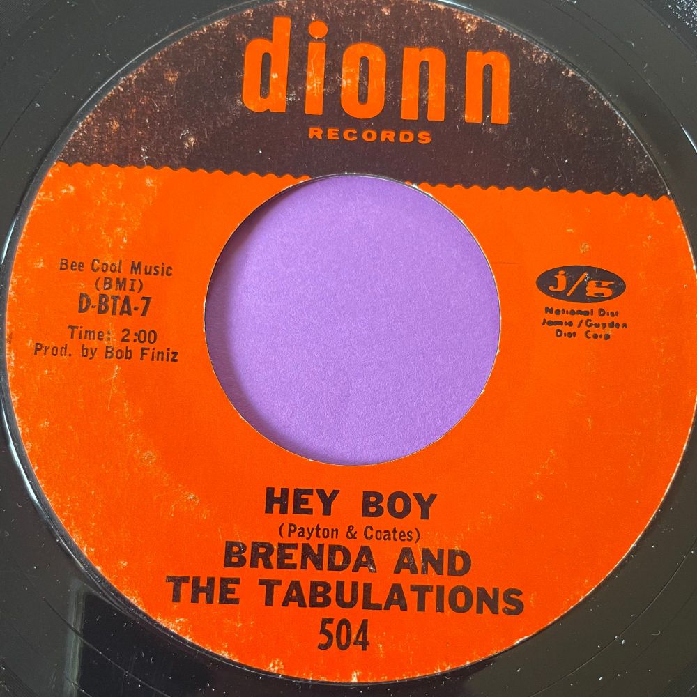 Brenda and Tabulations-Hey boy-Dionn E+