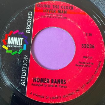 Homer Banks-Round the clock lover man-Minit Demo E+